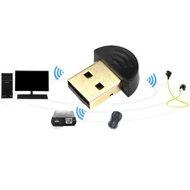 Adaptateur Bluetooth Sans Pilote Interface USB Forme Semi-Circulaire Mini Adaptateur Récepteur USB Bluetooth 3Mbps