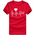 thumbnail image 3 of Birdeem Unisex T-Shirt Printed Pattern Casual Fashion Soild Color Short Sleeve Tops, 3 of 7