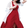 thumbnail image 3 of Robe Assortie Mère Fille Famille Femmes Filles Robe de Couleur Unie, 3 of 7