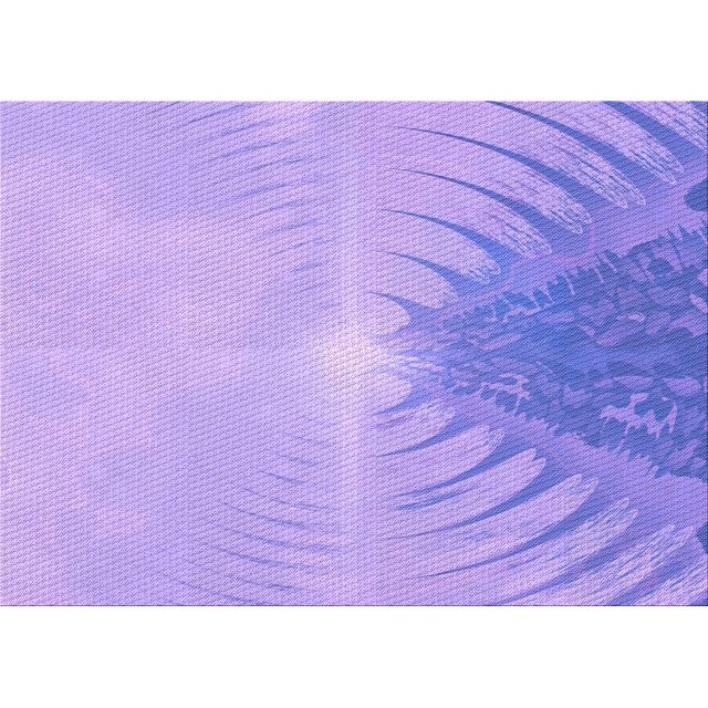 Ahgly Company Tapis d'Intérieur Rectangulaire Transitionnel Violet Lavable à la Machine, 8 Pieds x 10 Pieds
