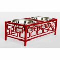 thumbnail image 1 of Robely Terra Heavy Wrought Iron Double Elevated Pet Feeder, 1 of 1