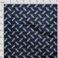 thumbnail image 3 of oneOone Viscose Chiffon Fabric Stripe & Check Kasuri Printed Craft Fabric BTY 42 Inch Wide, 3 of 4
