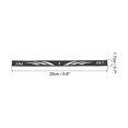 thumbnail image 2 of Unique Bargains 9.8'x0.7' Badminton Racket Head PU Protector Sticker Racquet Guard Tape, Black 4 Pack, 2 of 6
