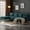 Blue-Green, variant on Ktaxon Sectional Sofa Set, 110" U-Shaped Chenille Couch, 4 Seat Lounge Sleeper with Double Chaise for Living Room Camel Color