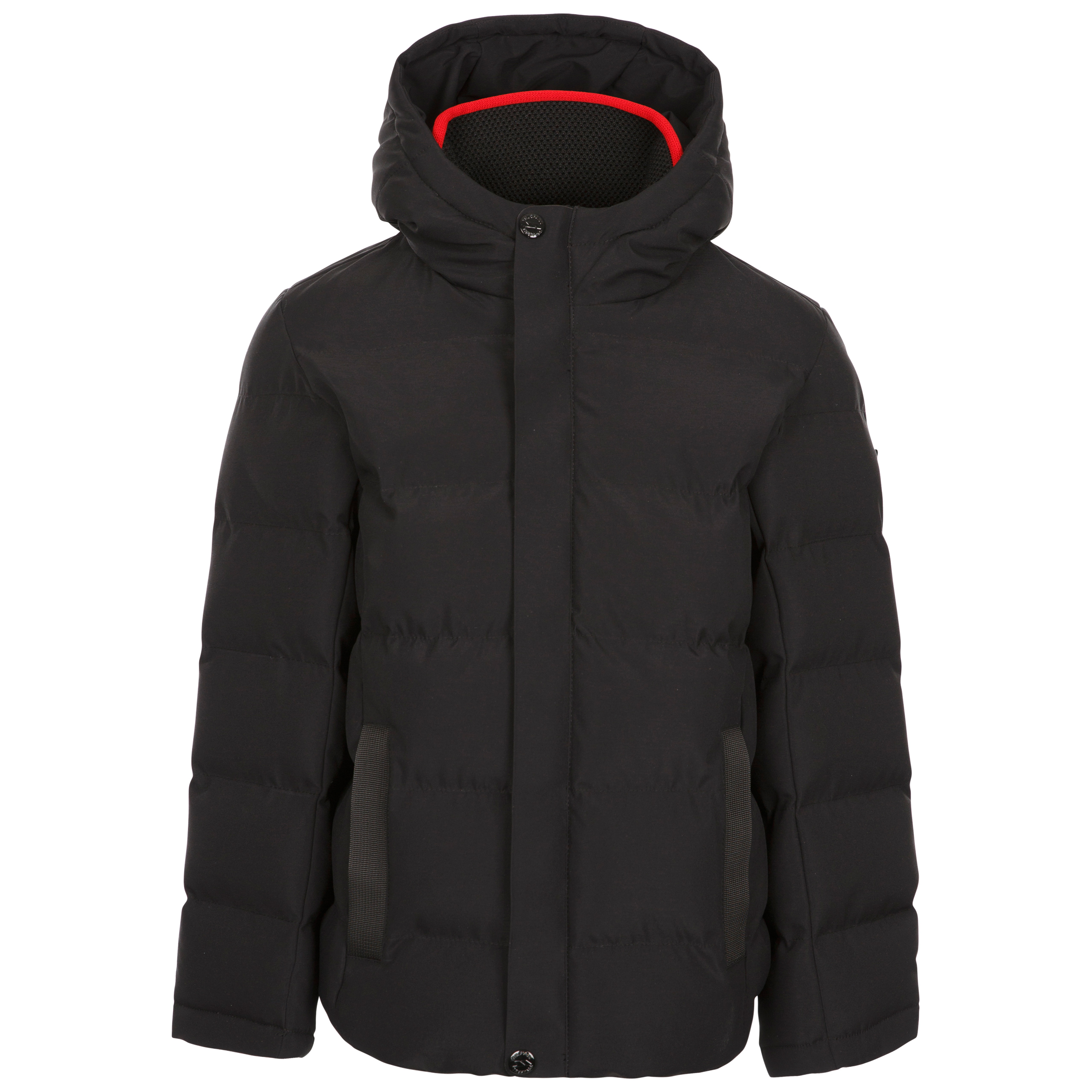 Trespass Boys Padded Jacket Windproof Water Resistant Hooded School Coat Habbton