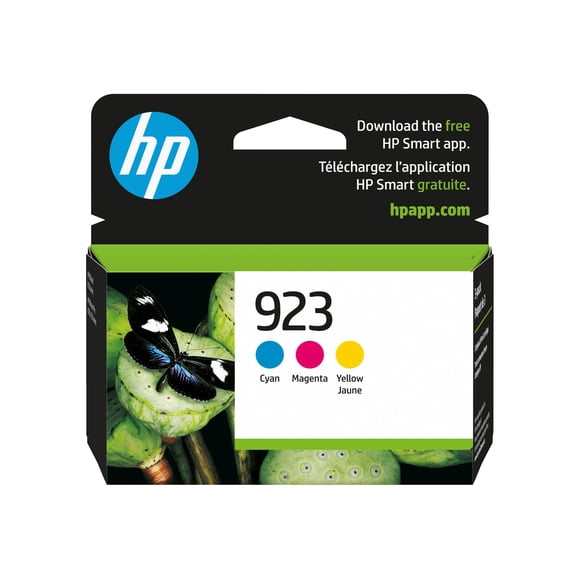 HP 923 - Lot de 3 - Jaune, cyan, magenta - original - Officejet - Cartouche d'Encre - pour Officejet Pro 8130e