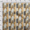 thumbnail image 3 of oneOone Rayon Mustard Yellow Fabric Floral Craft Projects Decor Fabric Printed By The Yard 56 Inch Wide, 3 of 5