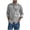 Grey, variant on hotojiny Mens Denim Shirt Trendy Long Sleeve Button down Shirts with Two Pockets Jean Look Work Shirts for Men