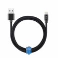 thumbnail image 1 of Blu Element Braided Charge/Sync Lightning to USB-A Cable 4ft Black, 1 of 5