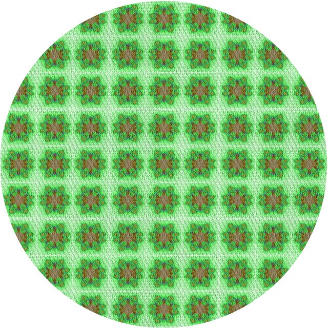 Ahgly Tapis d'Intérieur Lavable en Machine Carré Transitionnel Vert Lime Foncé, 3 Pieds Carré