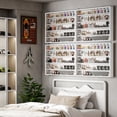 thumbnail image 2 of HOMCOM 5-Storey Wall Shelf Display Cabinet, Shot Glass Display Case, 2 of 10