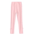 thumbnail image 1 of MIASHUI Leggings pour Filles Doux Extensibles Pantalon Pleine Longueur Collants Confortables Extensibles, Rose, 4-5 Ans, 1 of 4
