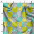 thumbnail image 2 of Soimoi Green Poly Georgette Fabric Abstracts Abstract Fabric Prints By Yard 52 Inch Wide, 2 of 6