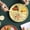 Yellow-As shows, variant on Dividing Tableware Set, Partitioned Plates with Spoon, Fork & Chopsticks, Kitchen Utensils Set for Family Meals, Space-Saving, Microwave Safe, Home & Kitchen Organization