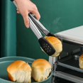 thumbnail image 1 of Pinces en Silicone pour Cuisson Barbecue en Acier Inoxydable Robuste Pinces de Cuisine avec Embouts en Silicone Pinces à Salade Pinces en Caoutchouc Buffet, 1 of 7