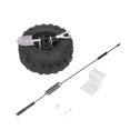 thumbnail image 2 of ANGGREK Small Spare Tire Decor,Decorative Small Spare Tire Metal Shovel Kit Rear Trunk Decor Universal For Car Off Road Pickups,Decorative Spare Tire, 2 of 8