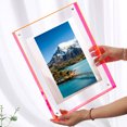 thumbnail image 4 of Photo Frame Vibrant Floating Acrylic Picture Frame Desk Wall Art Frame for Gallery Home Office Decoration, 4 of 7