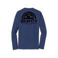 thumbnail image 2 of Gravity Outdoor Co. Long-Sleeve Shirt - Team Navy - Black Logo - S, 2 of 2