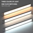 thumbnail image 3 of EastVita Led Light Strip, Under Cabinet Lights With Rechargeable Battery, 3 Switch Mode, 3 Lighting Modes Cabinet Lighting For Bedroom, Kitchen, Wardrobe, 3 of 8