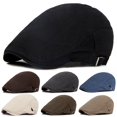 thumbnail image 2 of Casquette Béret Réglable Garder Chaud Léger Style Britannique Gentleman Hommes Bérets pour Voyage, 2 of 6