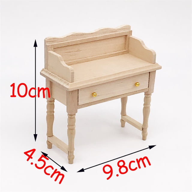 Kits de Garage Figurine Jouet Bureau Table Mobilier Miniature 112 Ensemble de Modèles pour Maison de Poupée et Présentation