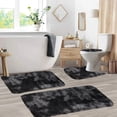 thumbnail image 4 of Ycandiee Bathroom Mat Set, Bathroom Rug Set 4 Piece, Soft Absorbent Microfiber Bath Mats and U-Shaped Contour Toilet Rug, Non-Slip, Machine Wash Dry, Plush Shaggy Bath Mats for Bathroom, 4 of 7