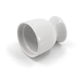 thumbnail image 2 of Coquetier Hometrends, blanc, 1 tasse, 2 of 3