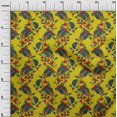 thumbnail image 2 of oneOone Cotton Poplin Fabric Leaves|Floral & Paisley Block Print Fabric BTY 56 Inch Wide, 2 of 4