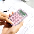 thumbnail image 4 of Mechanical Calculator 8 Digit LCD Display Handheld for Office, 4 of 6
