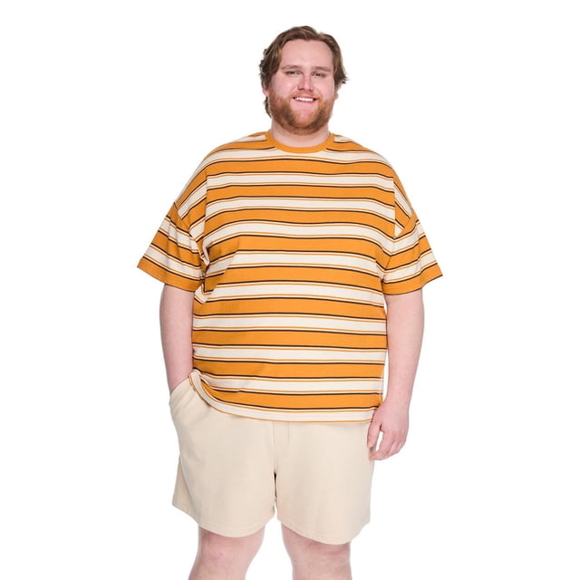 T-shirt ample à rayures George Plus pour hommes
