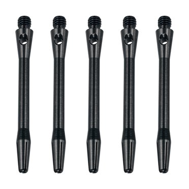 Uxcell Arbres à Fléchettes en Aluminium, Lot de 15, Filets Moyens 2BA, Tiges de Fléchettes Noires 48 mm
