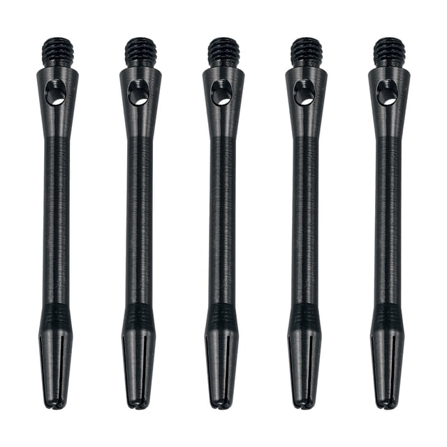Uxcell Aluminum Dart Shafts 15 Pack Medium 2BA Thread Dart Stems Black 48mm