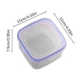 thumbnail image 2 of Yhmxh Closet Organizers and Storage Microwave Plastic Preservation Box Set,Refrigerator Lunch Box,Sealed,Heatable Food Storage Box Storage Basket, 2 of 2