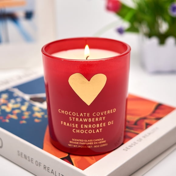 RED HEART CANDLE