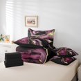 thumbnail image 4 of YST 7-Piece Marble Comforter Set, Modern Abstract Art Bedding, Full Size, Gold Metallic Accessories, 4 of 4