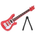 thumbnail image 2 of Electric Guitar Model,Miniature Wooden Simulation Electric Musical Instrument Model Mini Guitar Model Ultra Responsive, 2 of 9