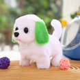 thumbnail image 1 of Green Simulation Puppy Pet Toy Dog Can Walk And Call Toy Dog Children’S Gift, 1 of 2