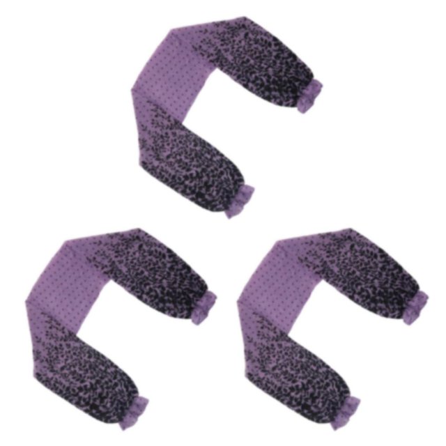 kurtrusly Boléro en Chiffon à Manches Longues Tendance pour Femmes Fleur Violette 3ensemble