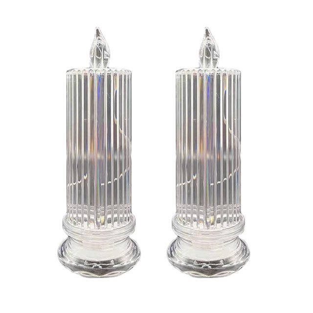 Shisuyan 2pcs LED Candles Electric Window Candles LED Candle Lights Candle Lamps