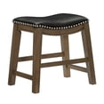 thumbnail image 4 of Topline Home Furnishings Stool, Faux Leather, 4 of 5