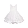 thumbnail image 1 of Robe de Demoiselle d'Honneur pour Fillette, Blanche, Mariage, Concours, 5 Ans, 1 of 4