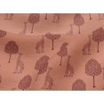 thumbnail image 4 of oneOone Viscose Jersey Fabric Tree & Giraffe Block Print Fabric By Yard 60 Inch Wide, 4 of 5