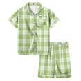 thumbnail image 1 of Winter Outfits Teens Girls Outfits Hildren's Shirt And Pants Set Christmas Pyjamas Set With Pockets Christmas Set, 1 of 4