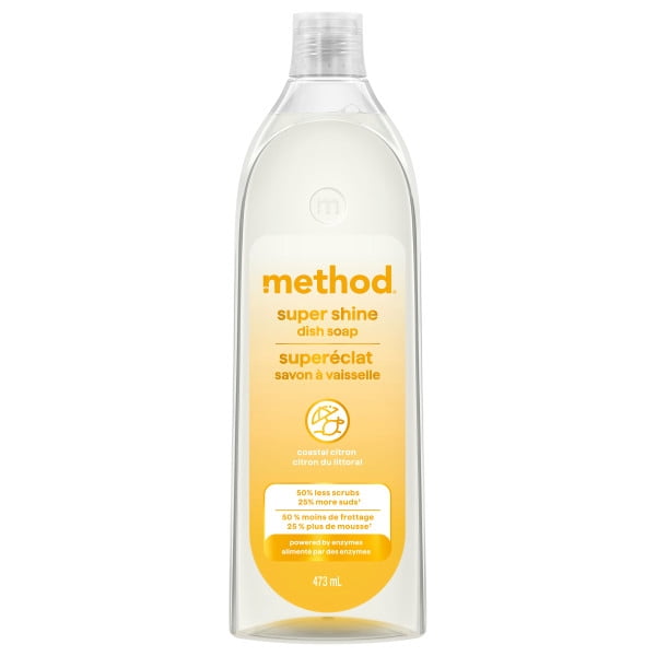Method Liquide Vaisselle Super Shine Citron Coastal