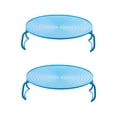 thumbnail image 2 of Ynlkorvg Rack 2 Pack Microwave Folding Tray Microwave Stacker Cooker 2 Tier Microwave Plate Stacker Microwave Heating Layered Tray With Foldable Handles For Bowls Water Cups, 2 of 7