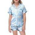 thumbnail image 4 of Girls Printed Home Wear and Daily Use Outfit Set Comfortable Pajamas, 4 of 5