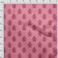 thumbnail image 3 of oneOone Cotton Flex Fabric Leaves & Tree Block Printed Craft Fabric BTY 40 Inch Wide, 3 of 4