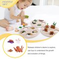 thumbnail image 3 of pitrice 1 Set Spade Worm Model Premium Plastic Material Meaningful Insect Figurines Early Educational Growing Models for School Project octopus type 1, 3 of 6