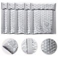 thumbnail image 3 of 100Pcs Waterproof Self Seal Padded Envelopes for Offices 5.11X4.32X0.28in, 3 of 8