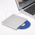 thumbnail image 4 of 2.0 USB 2.0 Portable Ultra Slim External DVD ROM Player Drive Reader Replacement for // Air/Pro Laptop PC, 4 of 6